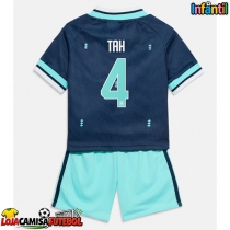 Camisa de Futebol Alemanha Jonathan Tah #4 Equipamento Secundário Infantil Mundo 2026 Manga Curta (+ Calças curtas)